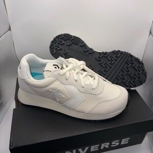 Converse Cream and Black Star Sneakers